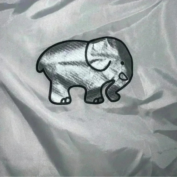 Ivory Ella windbreaker white black and silver nwt size medium - Picture 3 of 12